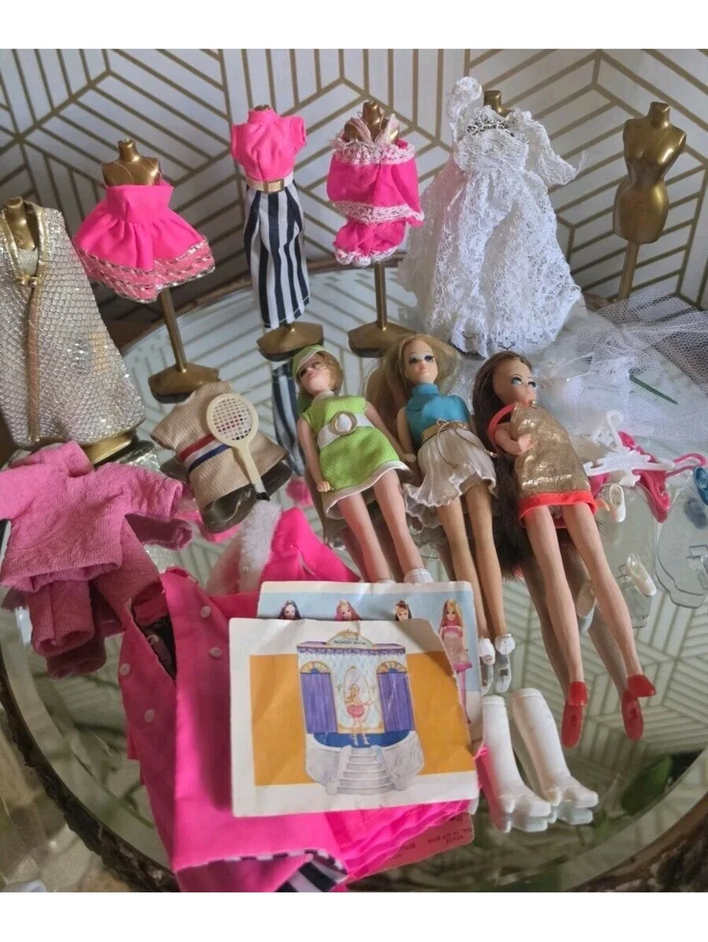 1970 Vintage Dawn Dolls With Outfits & Acces. - Japan & Hong Kong - Great Coll.
